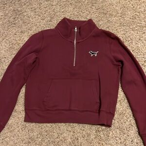 Maroon Quarter Zip